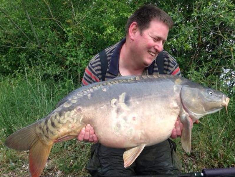 Big Jon's first French trip and look at this Road Lake cracker