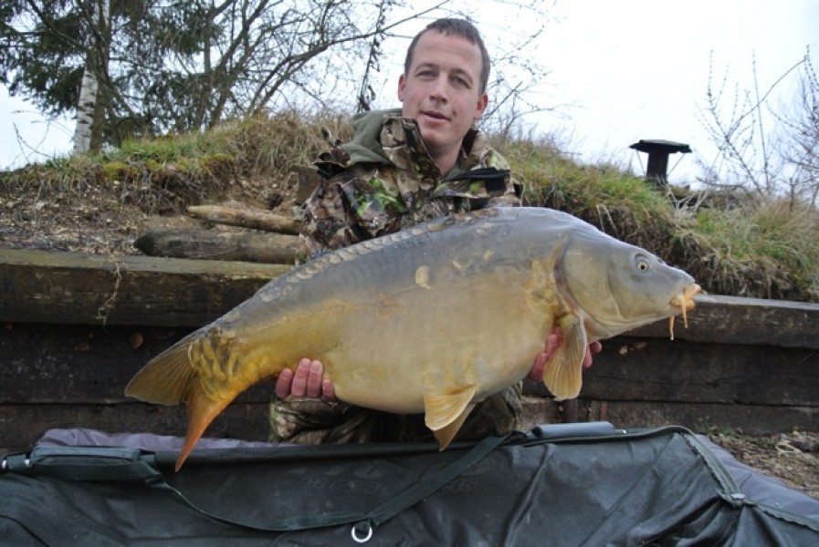 Deano with a nice 30lb Mirror