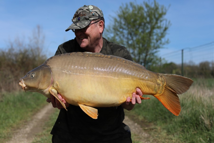 Stef Reed, 41lb 4oz, Double Boards, 09/04/2022
