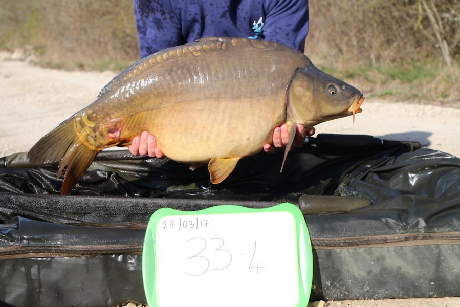 2017 Road lake stocking 33lb 4oz