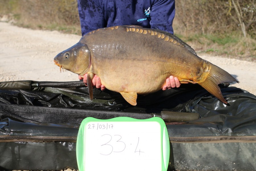 2017 Road lake stocking 33lb 4oz