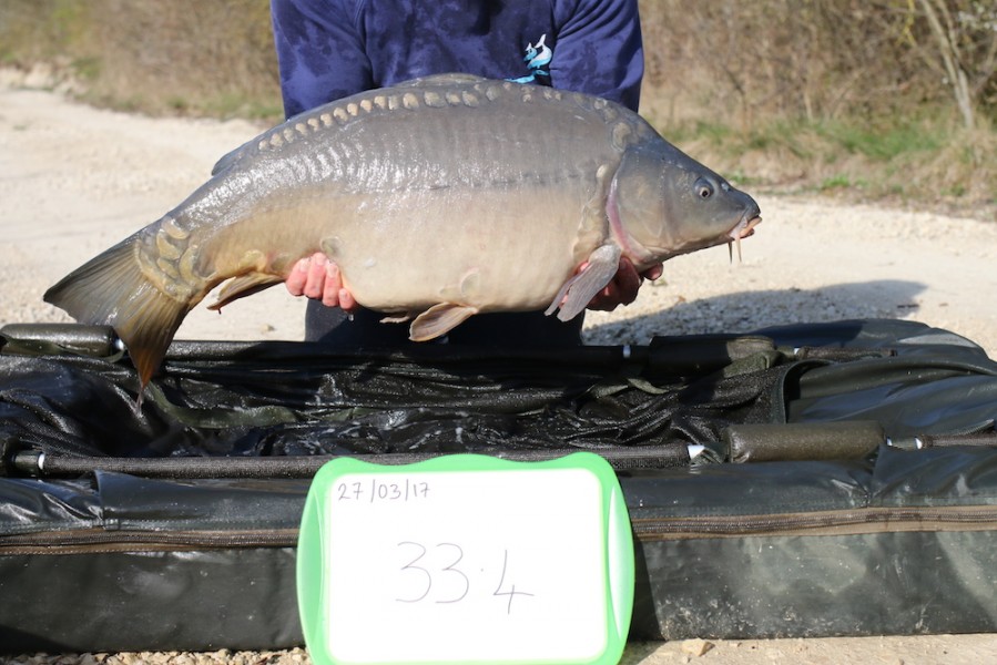 2017 Road lake stocking 33lb 4oz