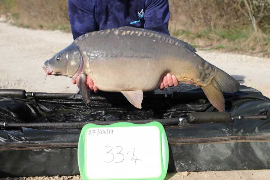 2017 Road lake stocking 33lb 4oz