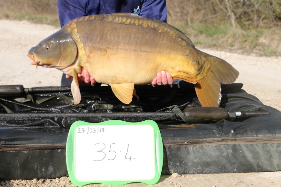 2017 Road lake stocking 35lb 4oz