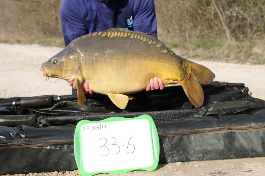 2017 Road lake stocking 33lb 6oz