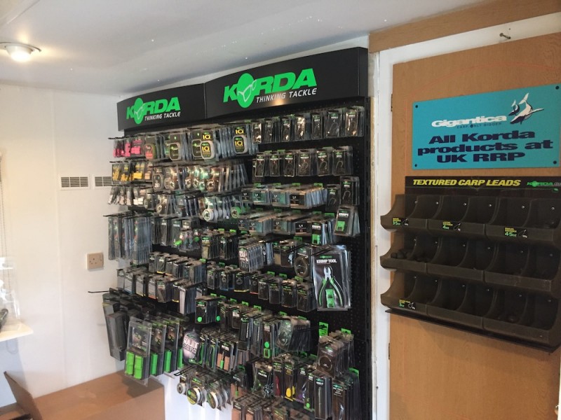 Our on site tackle shop is well stocked in case you forget anything.