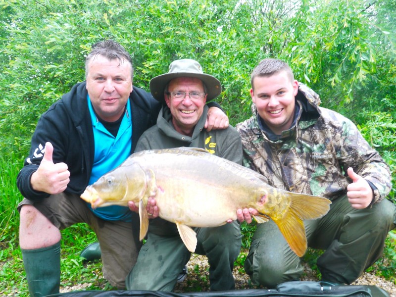 John, Gary and Josh with a 31lb Mirror