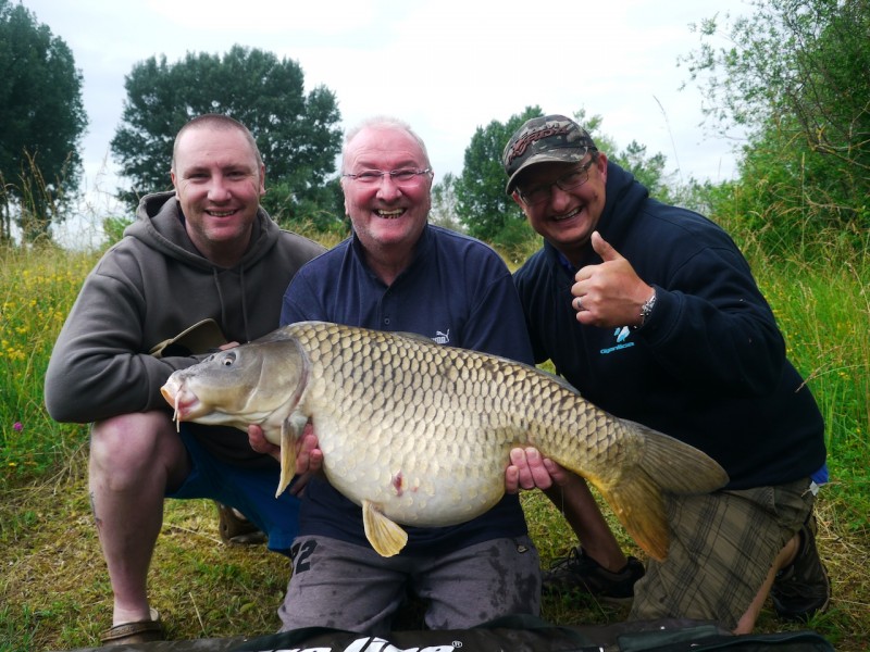 Peter, Dan and Steve with a 28lb Common