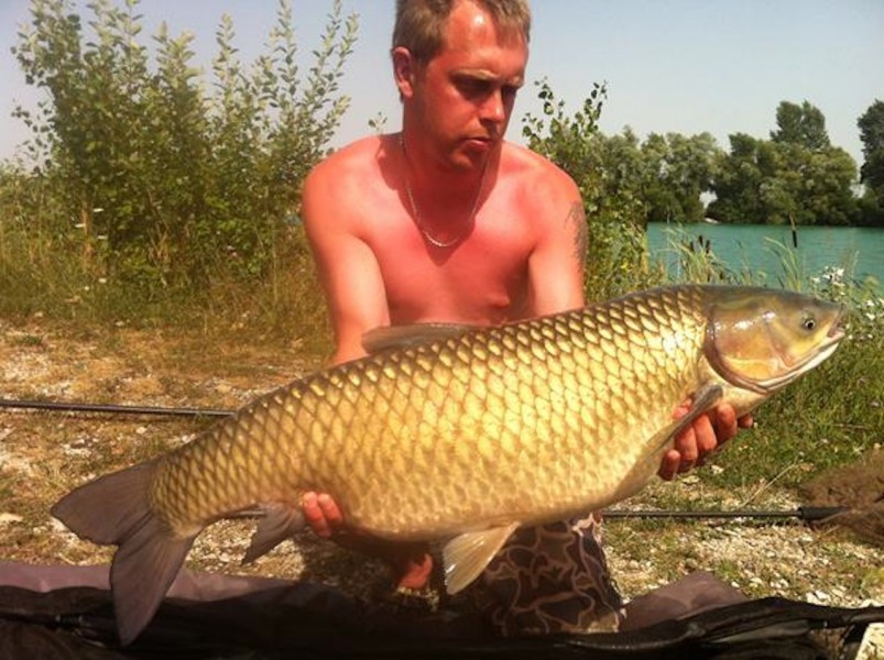 A surprise 22.08lb Grassy for Martin