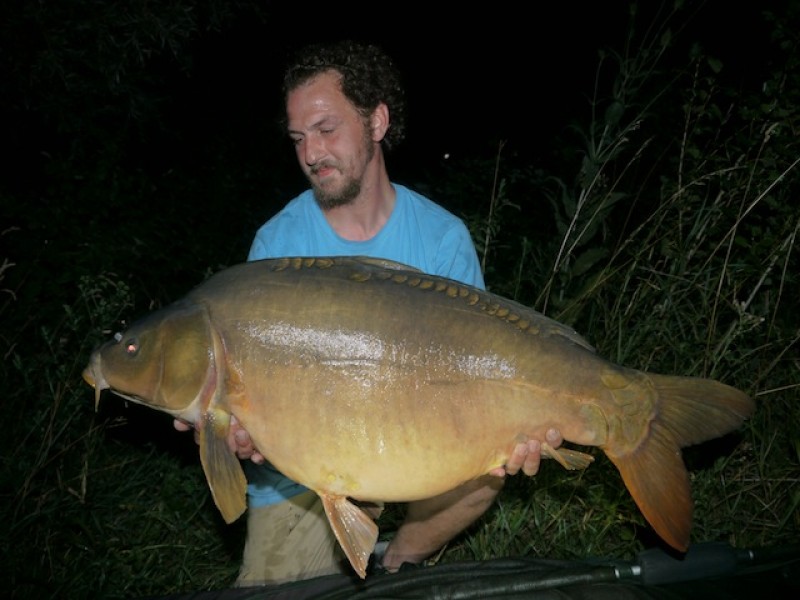 Chris with the wright fish 46lb
