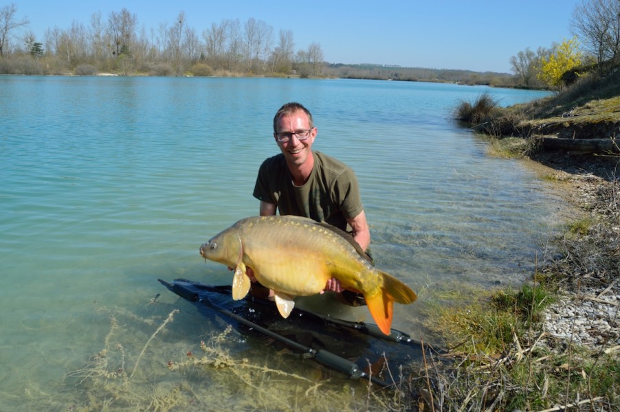 mark with his 37.8lb mirror