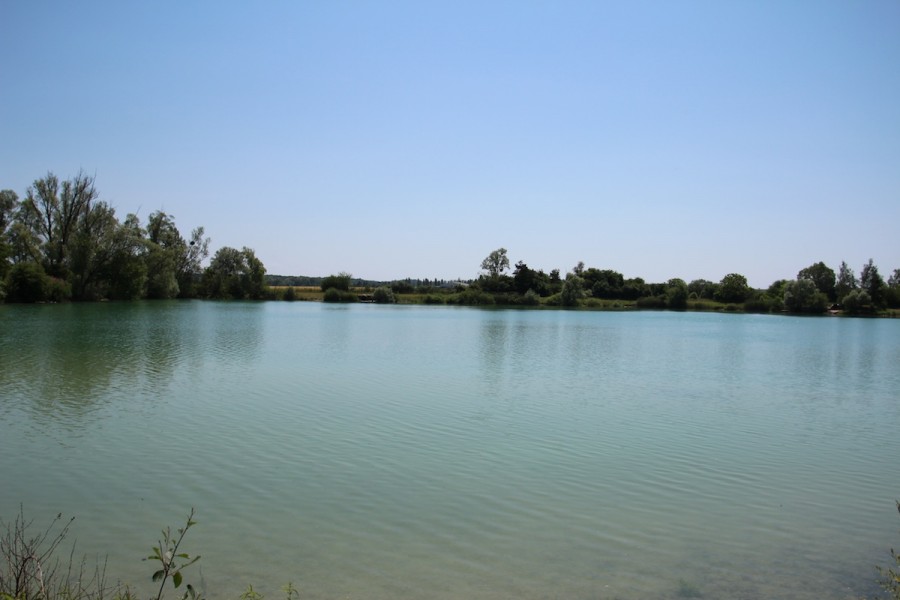 A view over the lake from T2