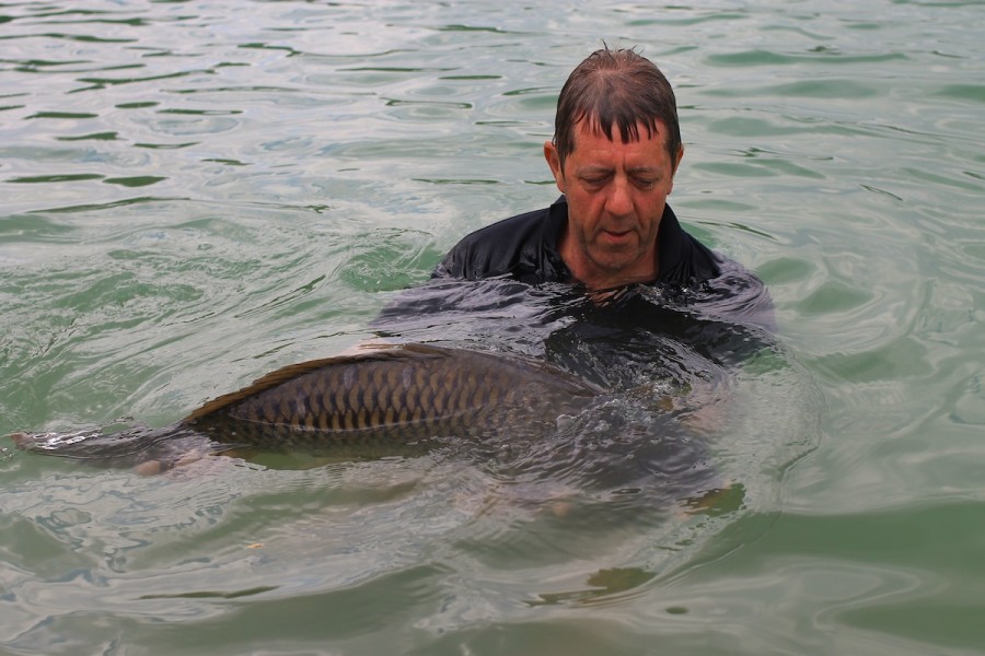 Colin returning his PB