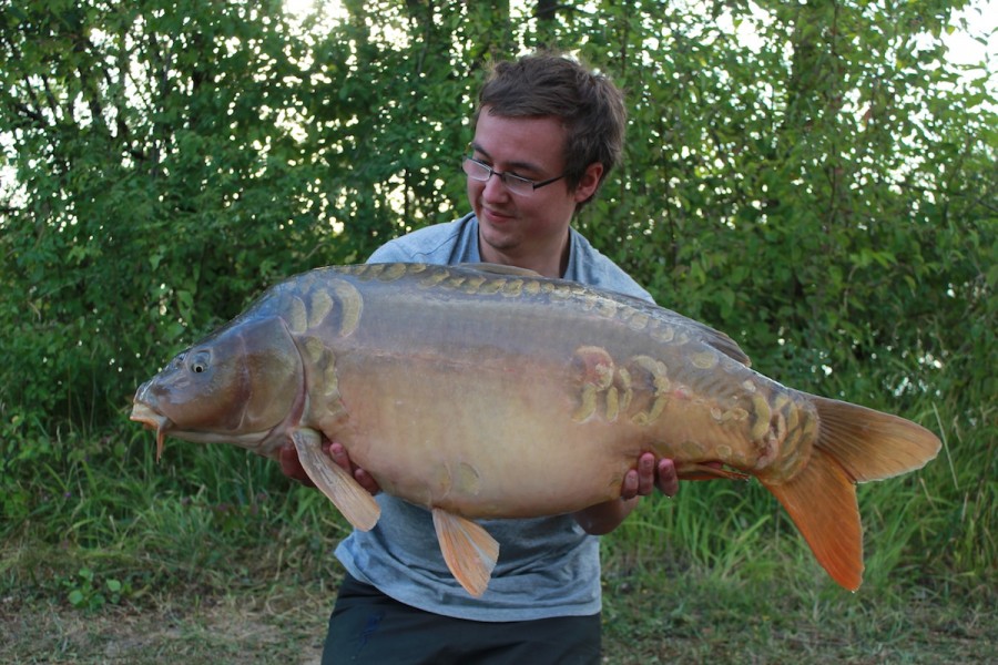 Toby with Em's at 41lbs