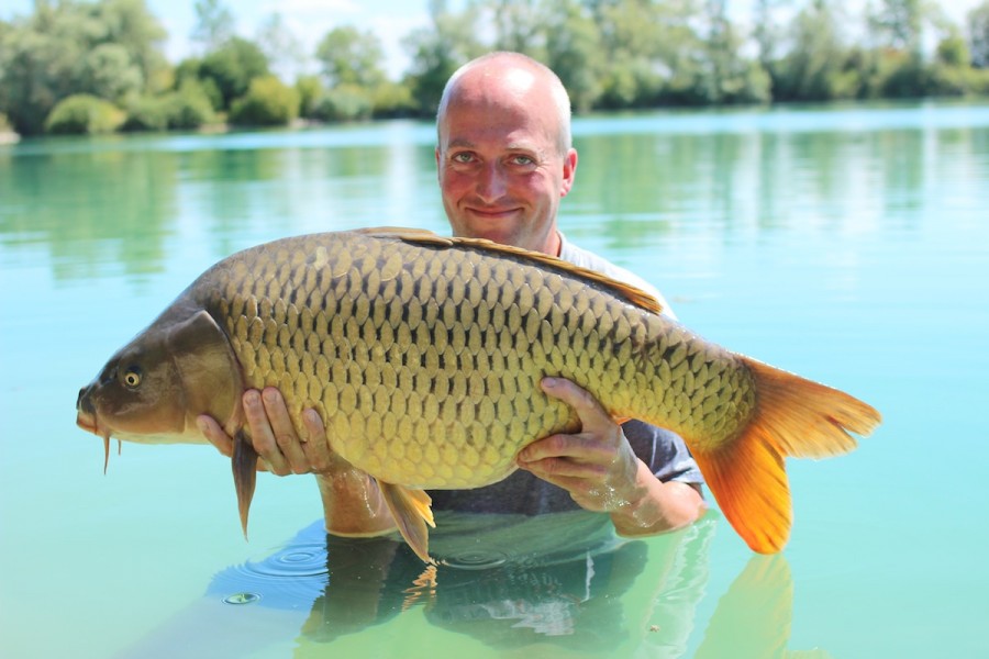 Mathew Harrison with a 31lbs common