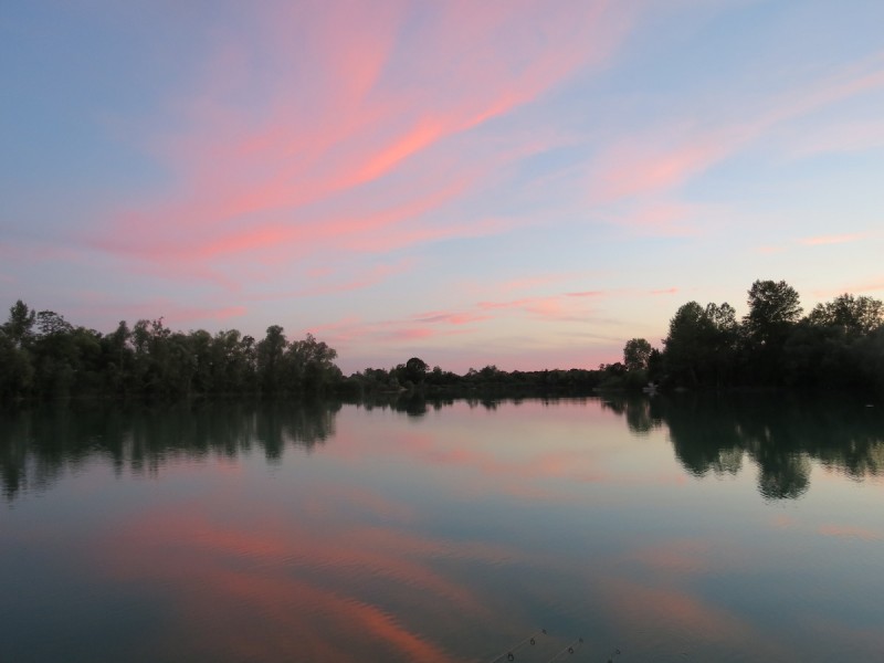 sunset from shingles