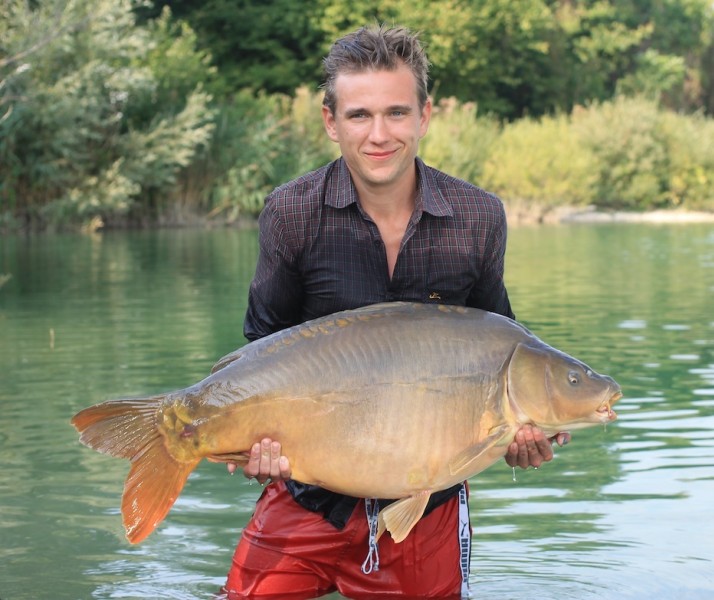 Alex with the Wright Fish at 44lbs a new PB