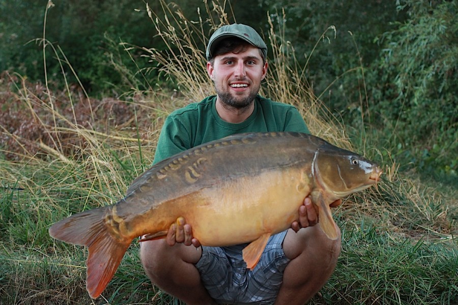 Craig with a 35.00lbs mirror