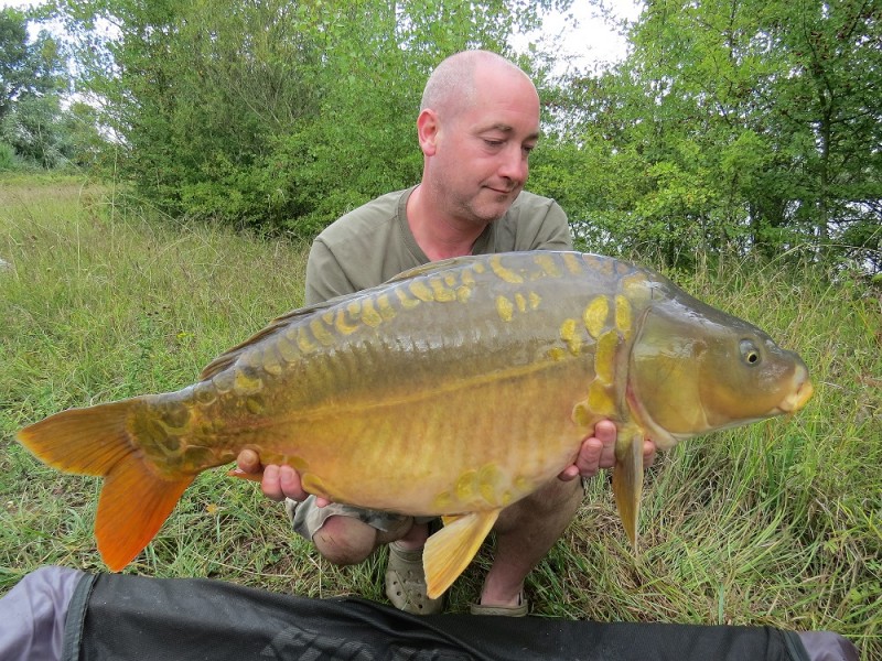 Keith fishing in 'The Goo'