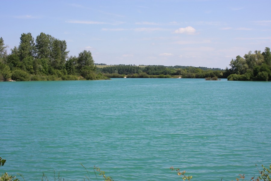 A view of the lake