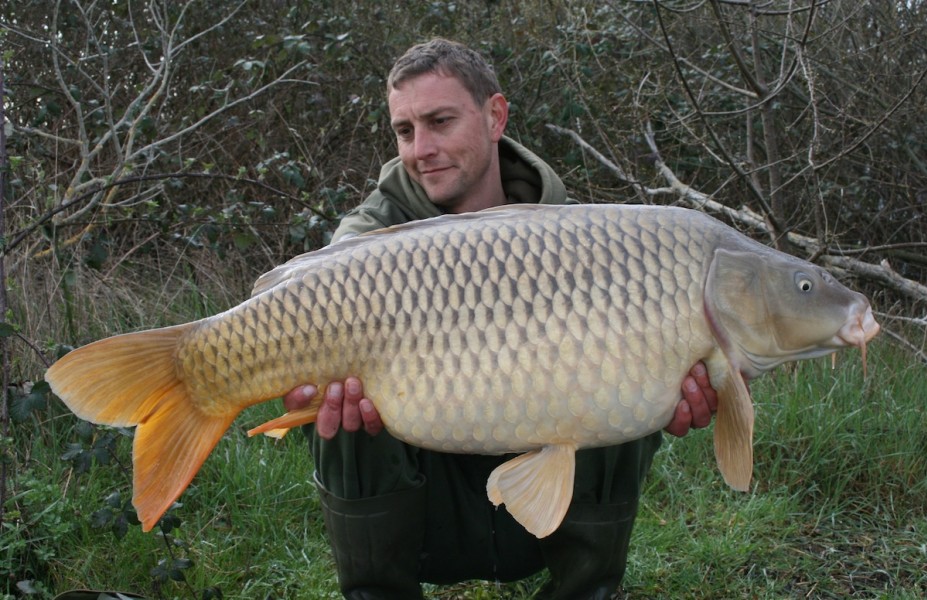 Mark Collins with a 28lb Common