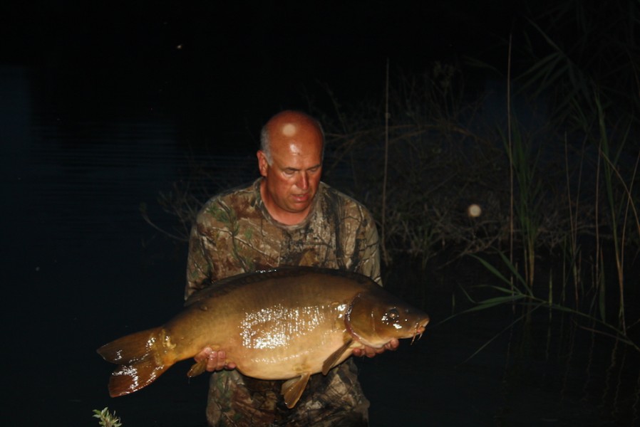 John Moore with a 35lb8oz mirror