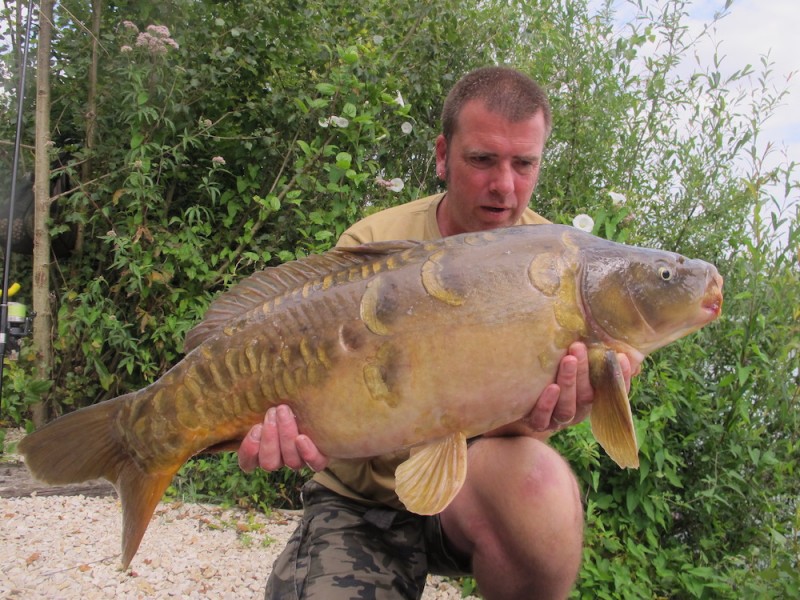 A  little scaly 21lb 12oz mirror for Adi