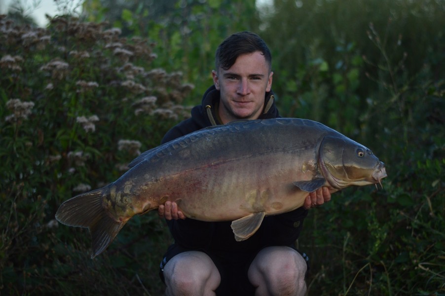 Morgan in Shingles with a 31lb Mirror