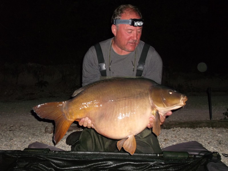 Tony with a 40lb 12oz mirror