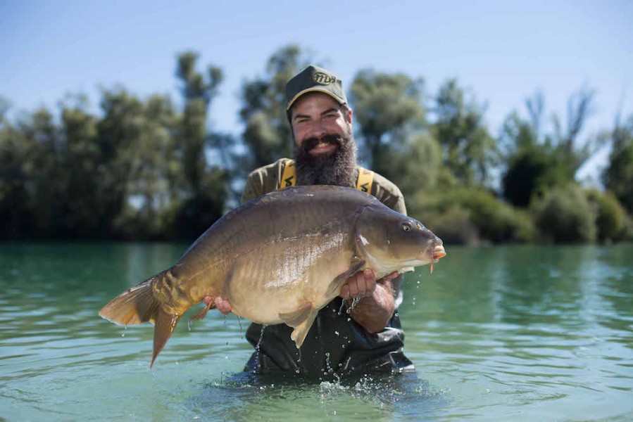 Daniel with a 36lb Mirror