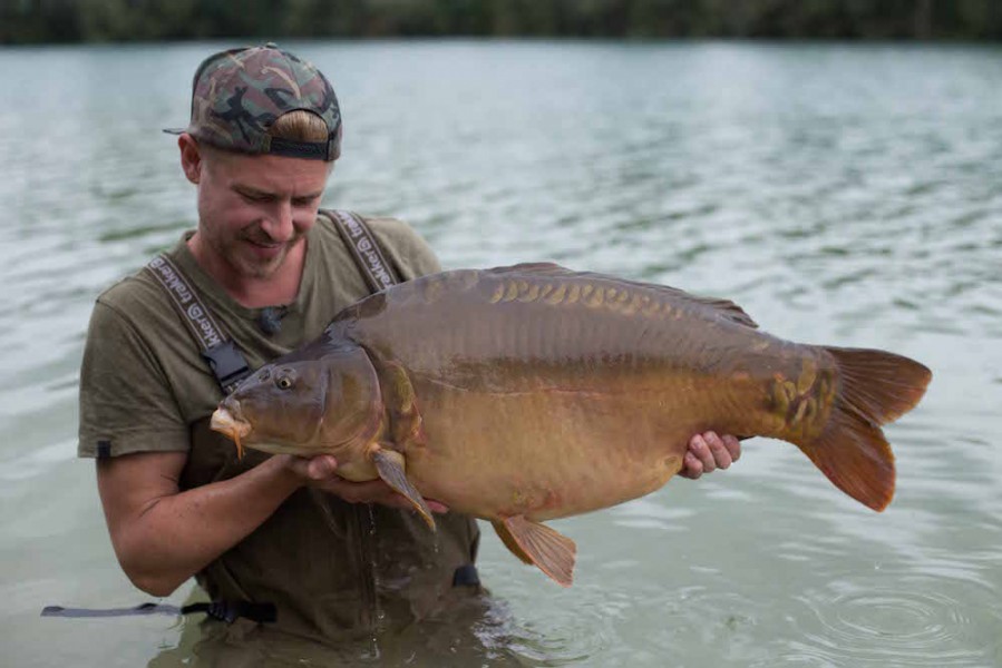 Chris with a 36lb mirror