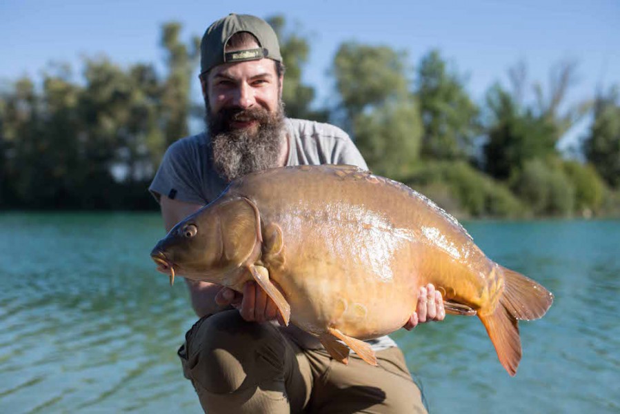 Daniel with a 35lb Mirror from Tea Part 2