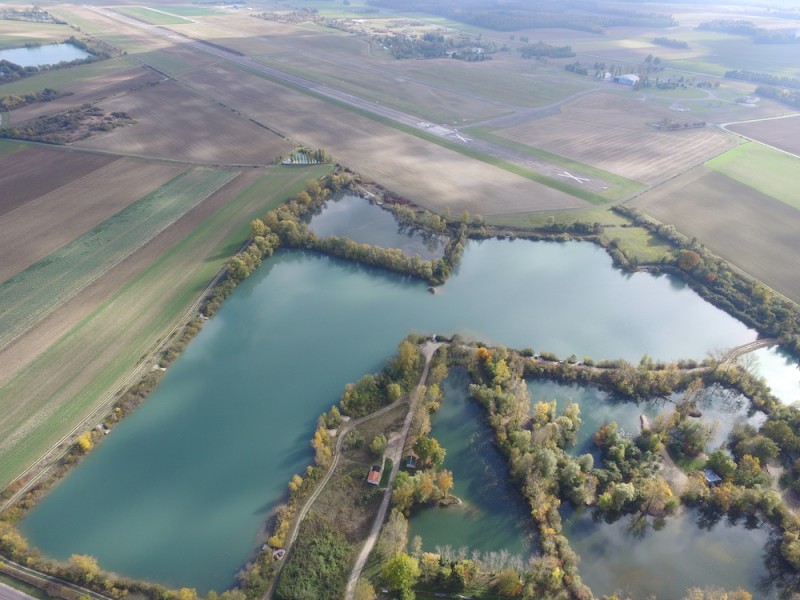 A birds eye view of the Road Lake