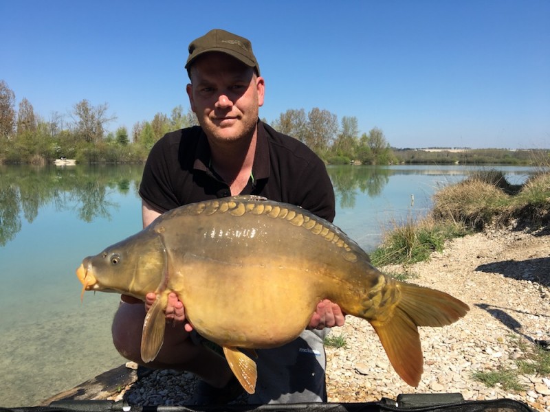 A 31lb mirror for Danny in the Beach