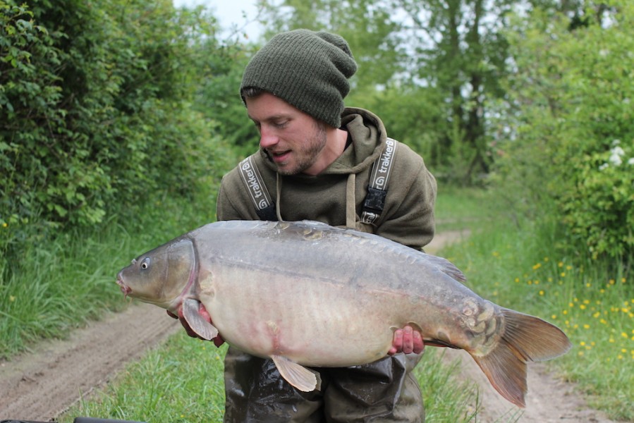 Julian with a 41lb mirror