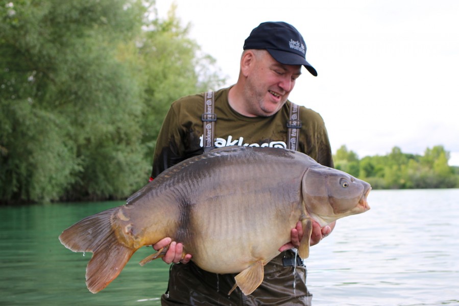 Stan Staniszewski with The Hammer at 50lb 4oz from Tea Party 1 24.6.17