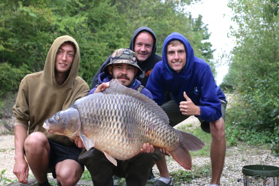 Celebrating a capture with your mates... thats what it's all about