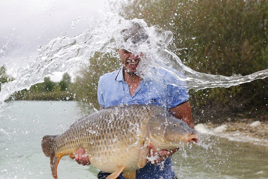 Celebrating a new PB in traditional Gigantica style!