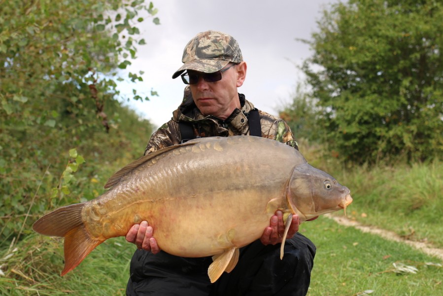 Mark Norman, 34lb 8oz, Turtle's Corner, 09.09.17