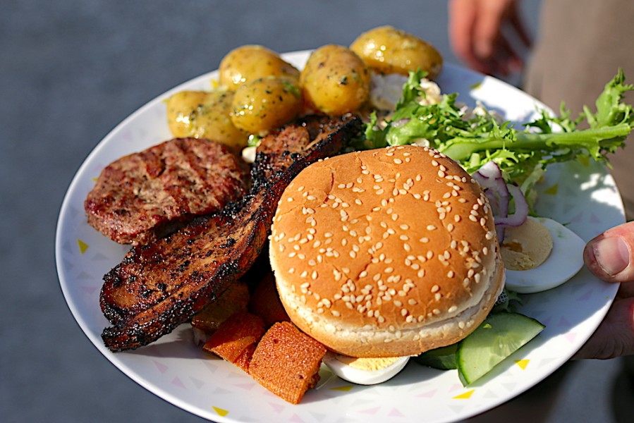 We even do salads for the athletes's!