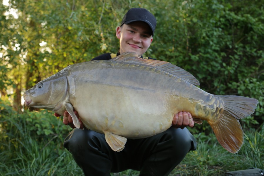 Max Whitehall, 40lb 8oz, Turtle Corner, 28.4.18