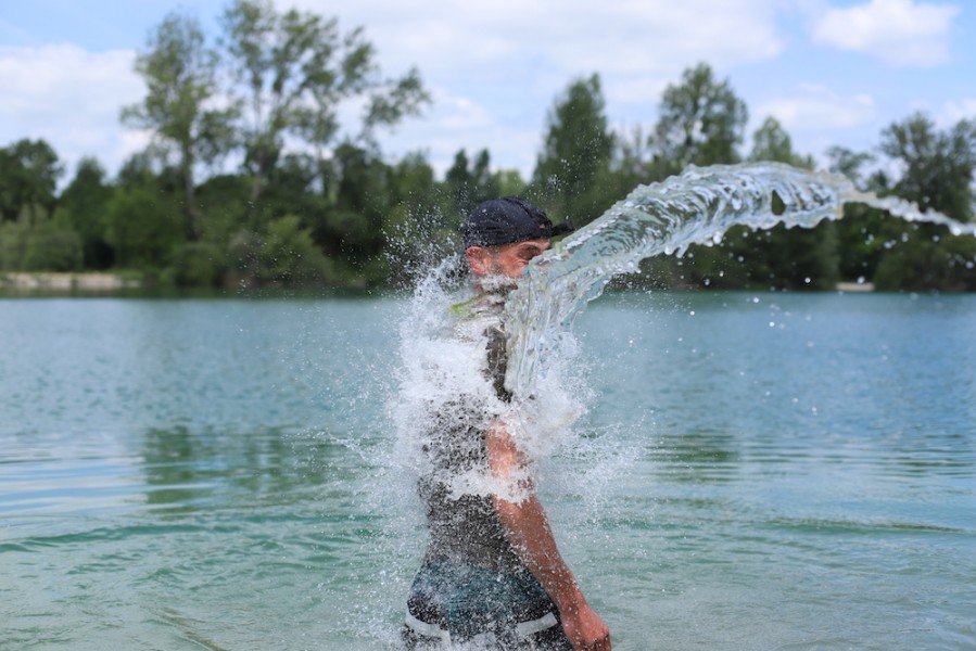 A soaking after doing your PB