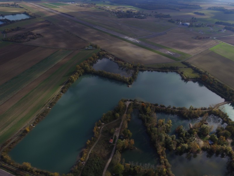 A birds eye view of the Road Lake