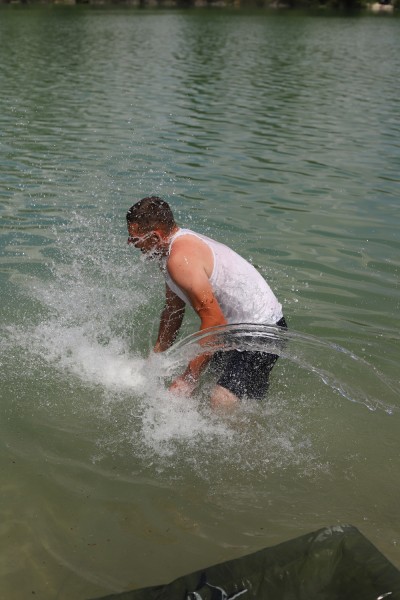 A soaking after doing your PB