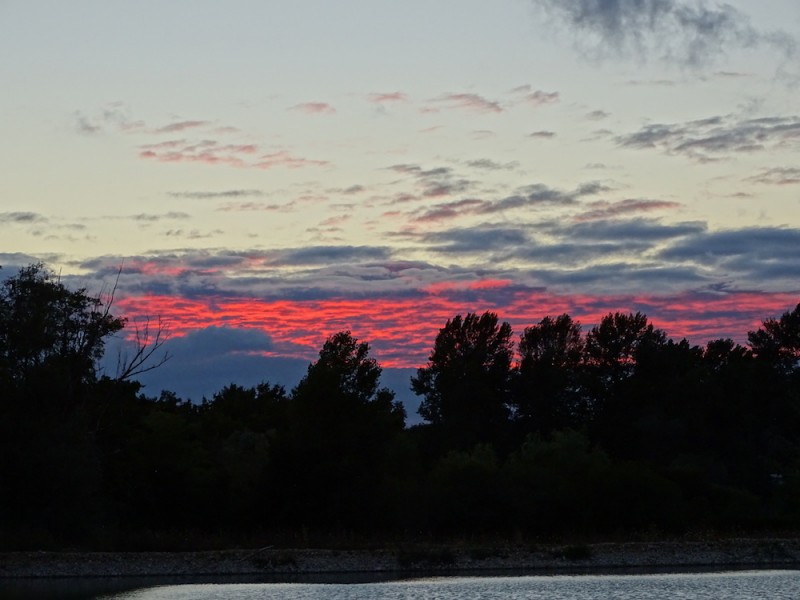 Just One Of The Spectacular Moody Sky's Over The Road Lake