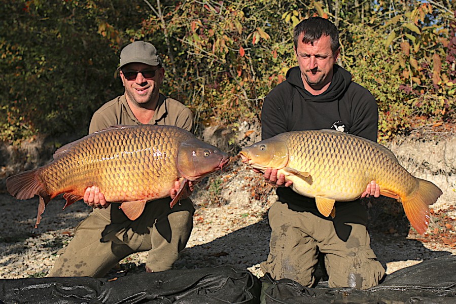 When the fish turn up, it's good to catch with your mates