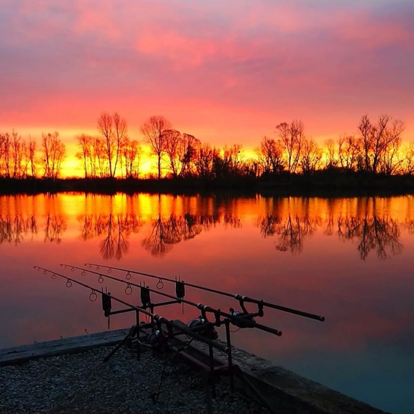 A beautiful Road Lake sunrise