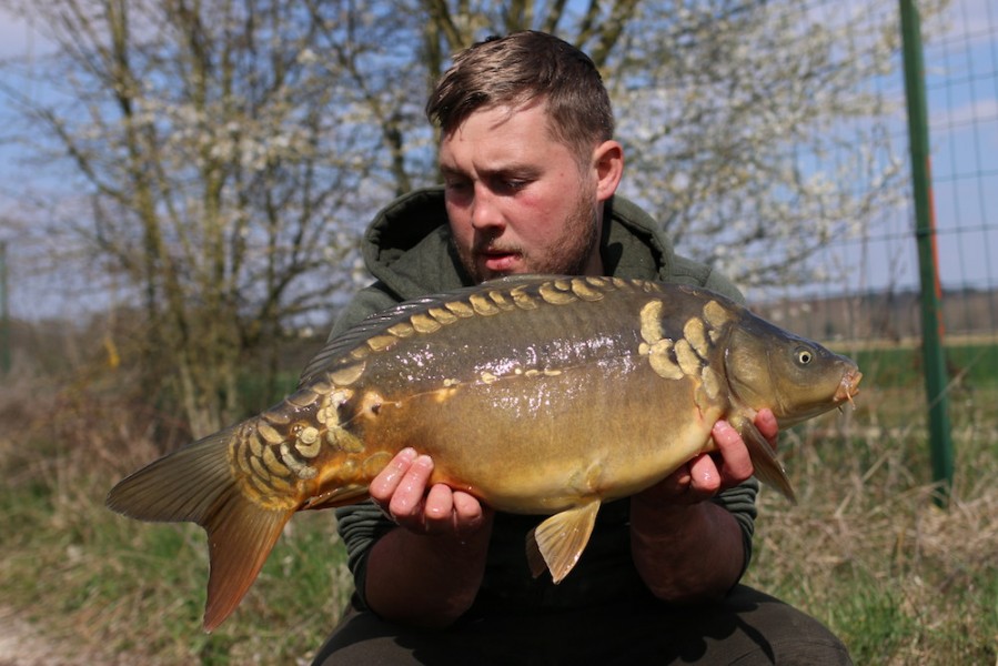 Jack Link with one of the 2018 stockies @ 14lb from turtles 23/03/19