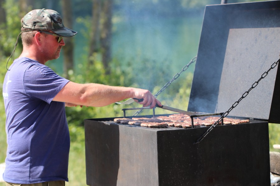 What else do you do when the going gets hard....BBQ!