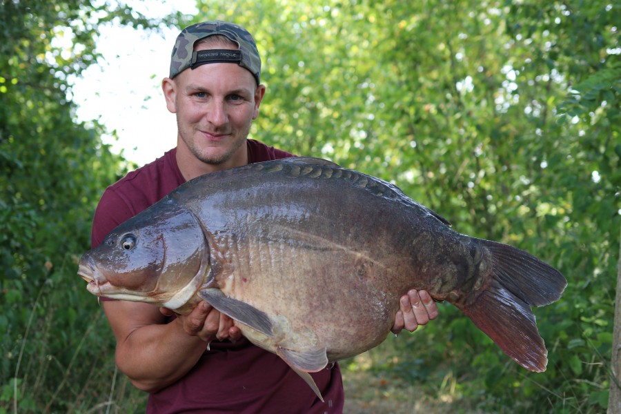 Rob Burgess with Fleur at 35lb from Eastwoods 20/7/19